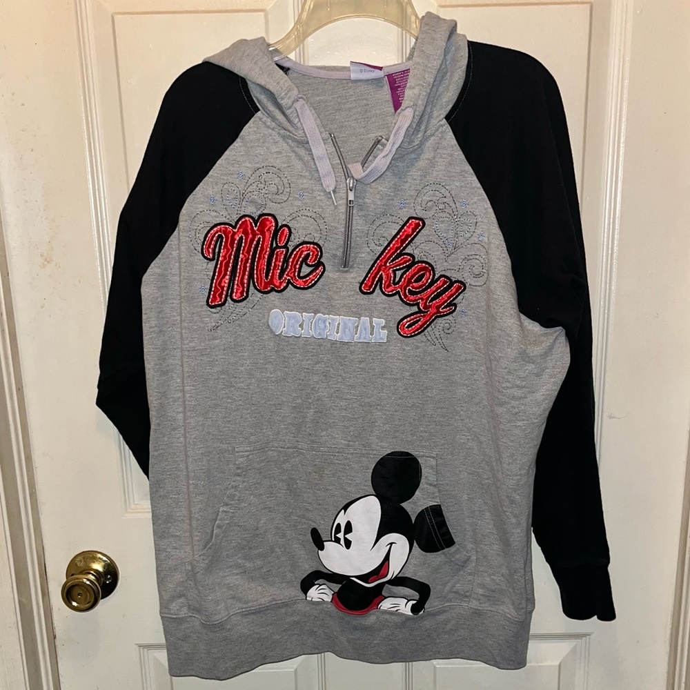 DISNEY Women’s Long Sleeve Mickey Original Hoodie Sweatshirt. Sz 3X (22W/24W).